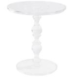 Acrylic round accent table