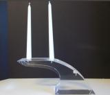 Acrylic candle stand