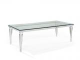 Clear Lucite dinning table